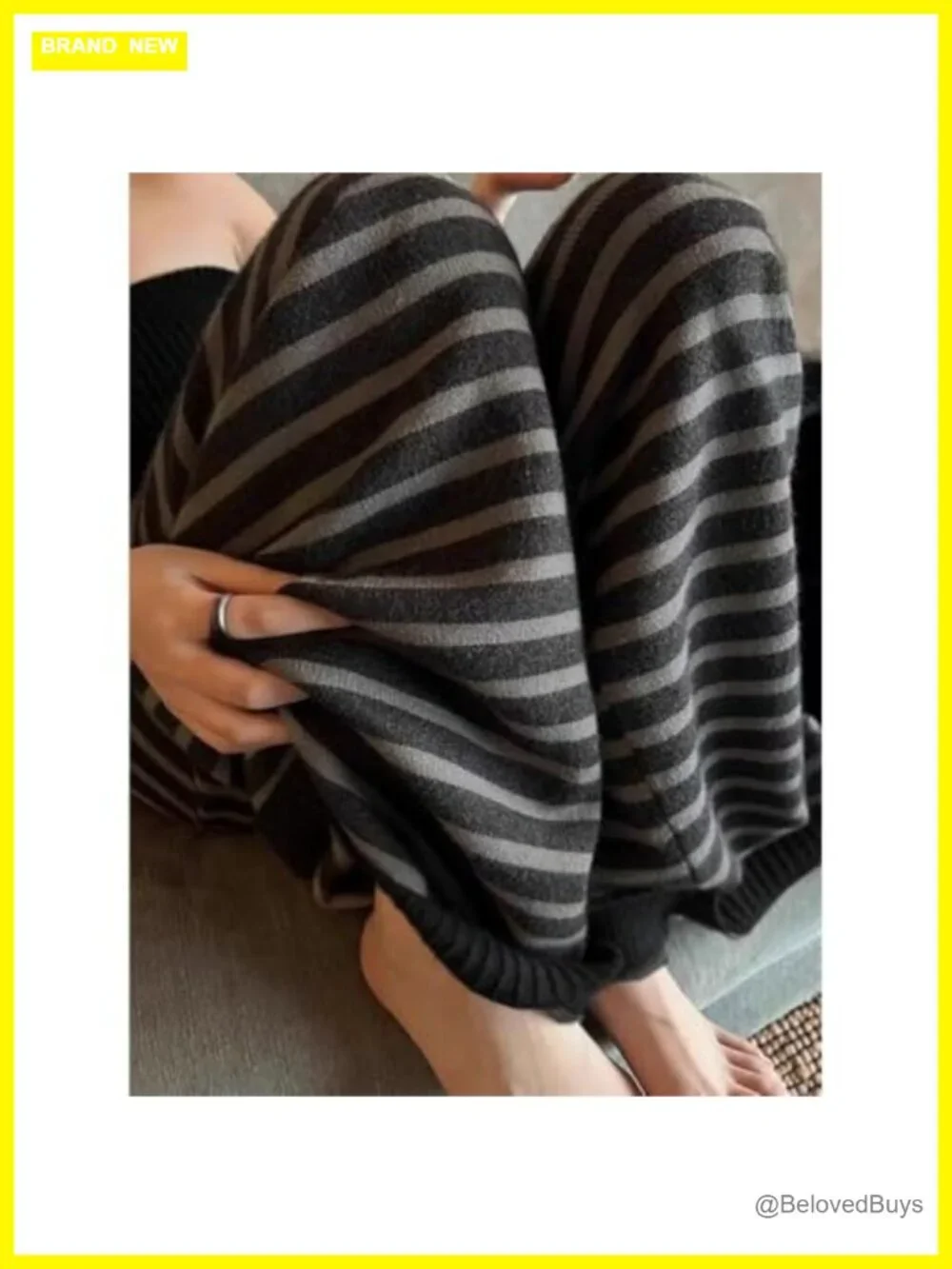 Wide Leg Lounge Pajama Pants Drawstring High Rise Loose Fit
